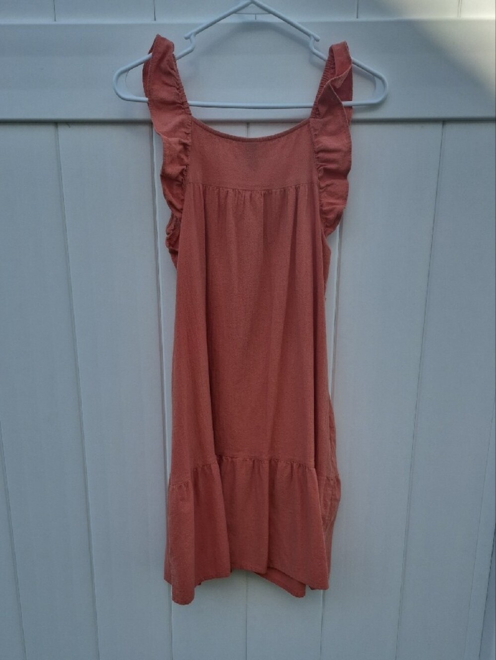 Universal Thread Coral Button-Neck Top - Picture 3 of 3